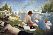 Georges Seurat Bathers of Asnieres oil painting artist
